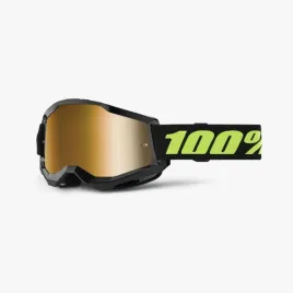 gogle-narciarskie-100percent-strata-2-solar-eclipse-zlote-lustro-czarny-zolty