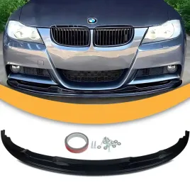 dokladka-zderzaka-splitter-bmw-e90-e91-m-pakiet-spoiler-przedlift-czarny