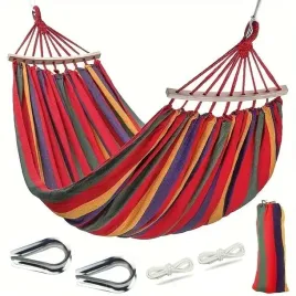 hamak-z-drazkiem-2-osobowy-z-palakiem-xxl-hamak-ogrodowy-czerwony