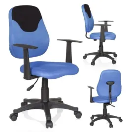 krzeslo-obrotowe-dla-dzieci-hjh-office-materialowe-z-podlokietnikami