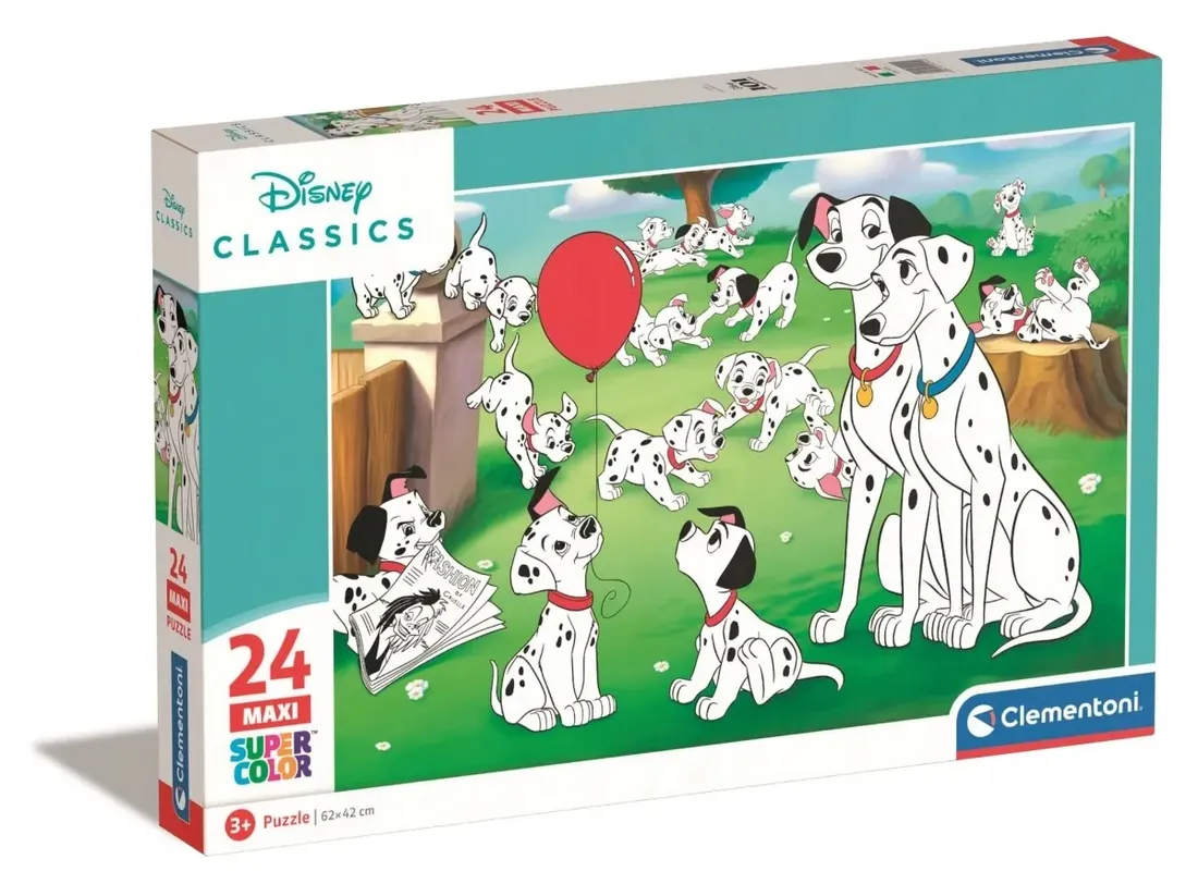 puzzle-24-elementy-maxi-disney-animals-101-dalmatynczykow