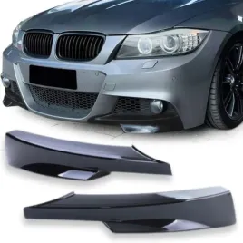 flapsy-dokladka-zderzaka-bmw-e90-e91-m-pakiet-spoiler-przod-czarny-polysk