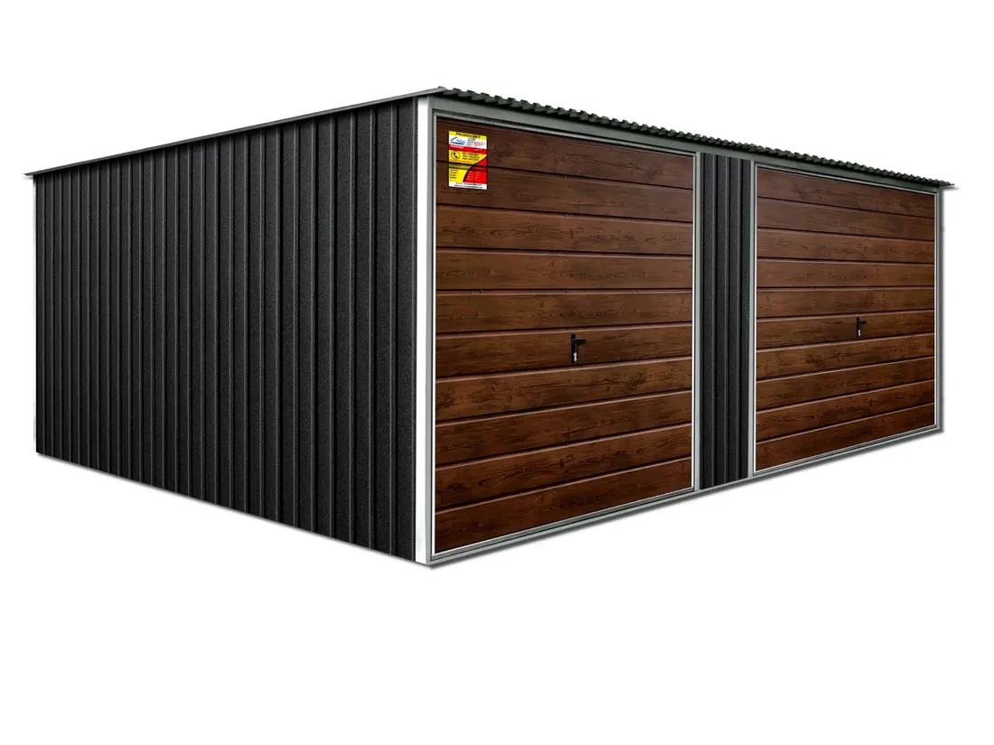 garaz-blaszany-7x5-grafit-lux-drewnopodobne-bramy-uchylne-blaszak-na-wymiar