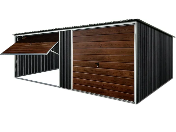 garaz-blaszany-7x5-grafit-lux-drewnopodobne-bramy-uchylne-blaszak-na-wymiar-liczba-bram-2