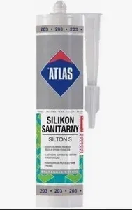 ATLAS Silikon SILTON 203 STALOWY SANITARNY