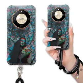 etui-do-huawei-magic-6-lite-antishock-case-quick-czarny-goth-czaszki-wzory
