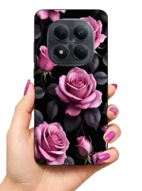 etui-case-do-xiaomi-redmi-note-15-pro-rosliny-kwiaty-roze-lilie