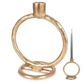 swiecznik-aluminiowy-zloty-19-cm