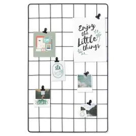 kratka-metalowa-tablica-scienna-na-zdjecia-ramka-na-sciane-notatki-zapiski