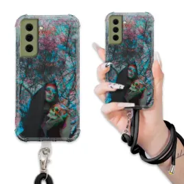 etui-do-samsung-s21fe-antishock-case-quick-czarny-goth-gotyckie-czaszki-wz