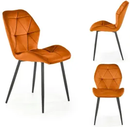 krzeslo-tapicerowane-welurowe-metalowe-pikowane-cynamonowe-czarne-k453-loft
