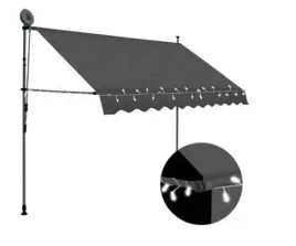 markiza-z-diodami-led-984-antracytowa-recznie-skladana