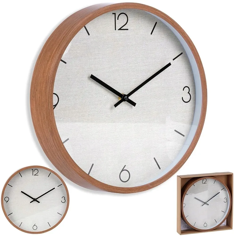 zegar-scienny-brazowy-295-cm-stan-nowy