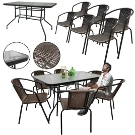 zestaw-mebli-ogrodowych-na-balkon-stol-140x80-6x-krzesla-loretto-braz-mix