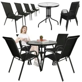 zestaw-mebli-ogrodowych-balkon-taras-stol-fi90-4x-krzesla-minorka-czarny