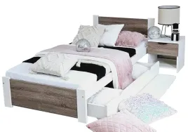 lozko-podwojne-drewniane-3d-140x200-biale-dab-truflowy-stelaz-gratis