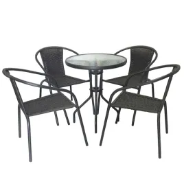 zestaw-balkonowy-bistro-czarny-stol-i-4-krzesla