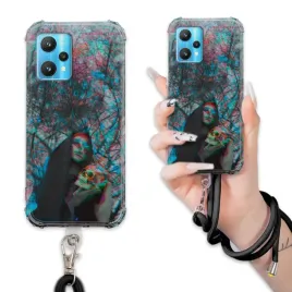 etui-do-realme-9-5g-antishock-case-quick-czarny-goth-gotyckie-czaszki-wzory