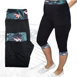 tropikalne1-leginsy-3-4-rybaczki-zdobione-modelujace-miekkie-48-50-4xl-5xl
