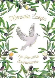 karnet-a5-komunijny-golab-z-oliwkami