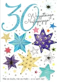 karnet-a5-na-30-urodziny-gwiazdy