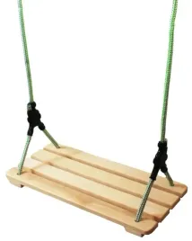 hustawka-drewniana-deska-duza-regulowane-liny