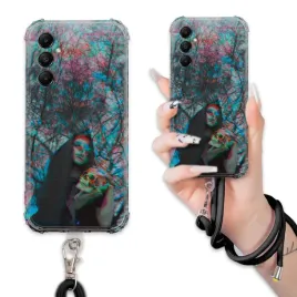 etui-do-samsung-a05s-antishock-case-quick-czarny-goth-gotyckie-czaszki-wz