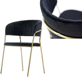 krzeslo-tapicerowane-welurowe-kuchenne-nowoczesne-glamour-czarne-velvet