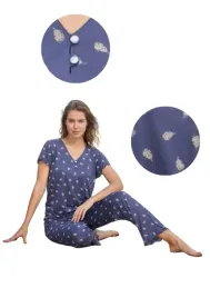 pizama-damska-bambusowa-krotki-rekaw-dlugie-spodnie-miekka-komfortowa-2xl