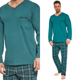 pizama-meska-cornette-122-george-xxl-52-ciemny-zielony