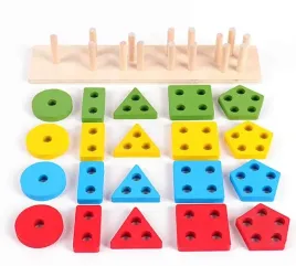 ukladanka-drewniana-sensoryczna-sorter-ksztaltow-geometrycznych