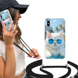 etui-do-iphone-xs-anti-shock-crossbody-smycz-urocze-zwierzeta-pieski-kotki