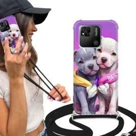 etui-do-xiaomi-redmi-a1-anti-shock-crossbody-czarna-smycz-urocze-zwierzatka
