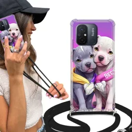 etui-do-xiaomi-redmi-12c-anti-shock-crossbody-smycz-urocze-zwierzatka-wzory