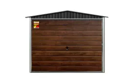 garaz-blaszany-2x4-grafit-lux-drewnopodobna-brama-uchylna-blaszak-na-wymiar