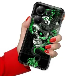 etui-do-xiaomi-poco-m6-pro-antishock-wzmocnione-solidne-gotyckie-czaszki-wz