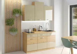 kuchnia-oliwia-150cm-cappucino-polysk-dab-artisan