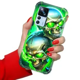 etui-do-xiaomi-12t-pro-antishock-wzmocnione-pancerne-gotyckie-czaszki-wzory