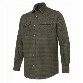 koszula-beretta-cadet-flannel-shirt-green-andbrown-check-xl