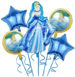 balon-balony-zestaw-ksiezniczka-kopciuszek-gwiazdki-disney-5-sztuk