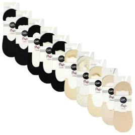 gatta-stopki-baleriny-damskie-czarne-i-bezowe-10-par-rozmiar-uni