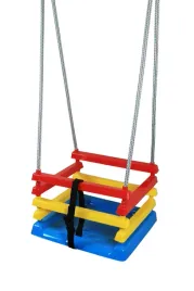 hustawka-szczebelkowa-dla-dzieci-kolorowa-z-paskiem-zabezpieczajacym