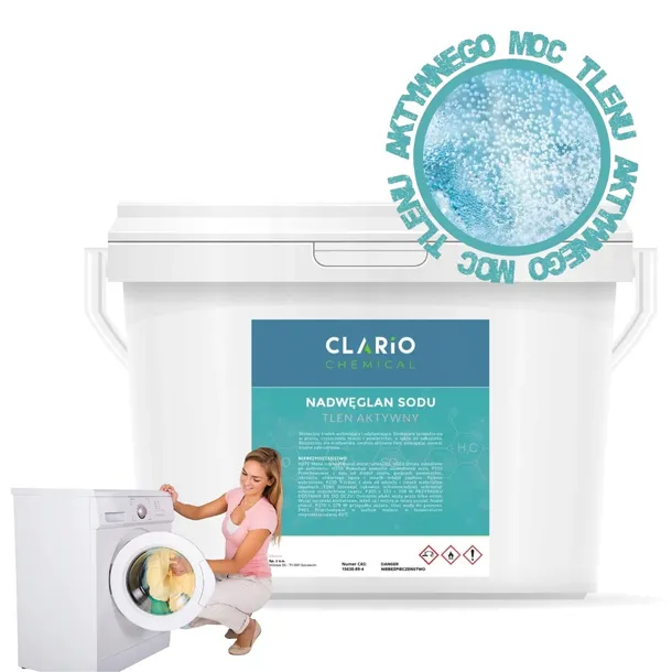 Nadwęglan sodu Tlen aktywny Clario Chemical pranie,czyszczenie 3kg, 3000g
