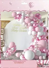 girlanda-balonowa-balony-rozowe-biale-konfetti
