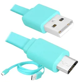 mocny-kabel-usb-a-do-microusb-turkus-1m-plaski-ladowanie-i-transfer-danych