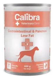 mokra-karma-dla-psa-calibra-veterinary-diet-dog-gastro-low-fat-12x400g
