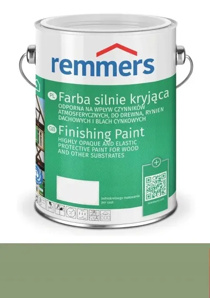 REMMERS Farba drewna domki Pastelowa zieleń 0,75L