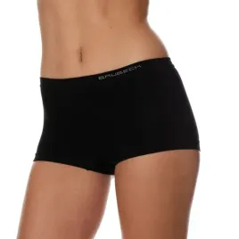 brubeck-majtki-damskie-bokserki-bawelniane-czarne-comfort-cotton-szorty
