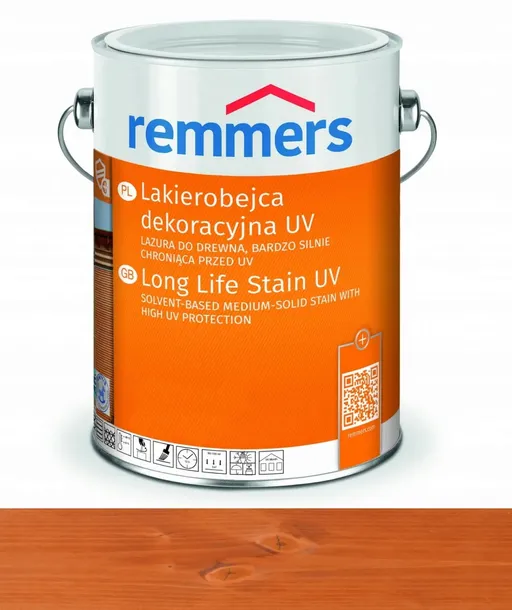 Remmers Lakierobejca dekoracyjna UV 5L Teak