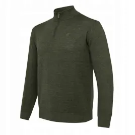 sweter-beretta-merino-half-zip-green-moss-pu731-xl